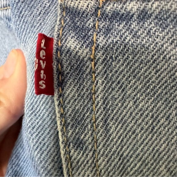 LEVI'S ‘94 Baggy Jeans. Mid Rise. 100% Cotton. Ripped Distressed. Women’s 25 - Picture 8 of 14